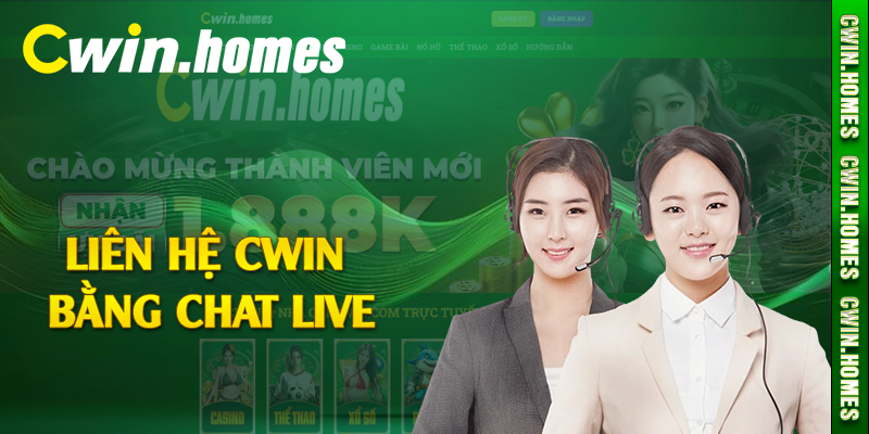 Liên hệ Cwin bằng chat live